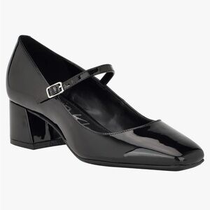 Calvin Klein square toe heel with strap
